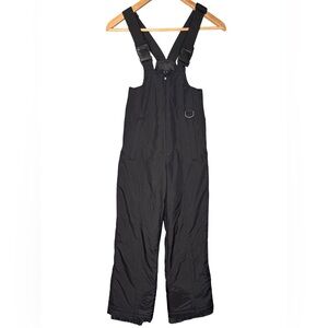 Sport Essentials kids Black Insulated Snow Bibs Size 10